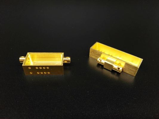 Optical Communication Precision Machined Parts Gold Plating Surface Treatment